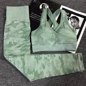 2PCS Camo Yoga Set Sports Wear